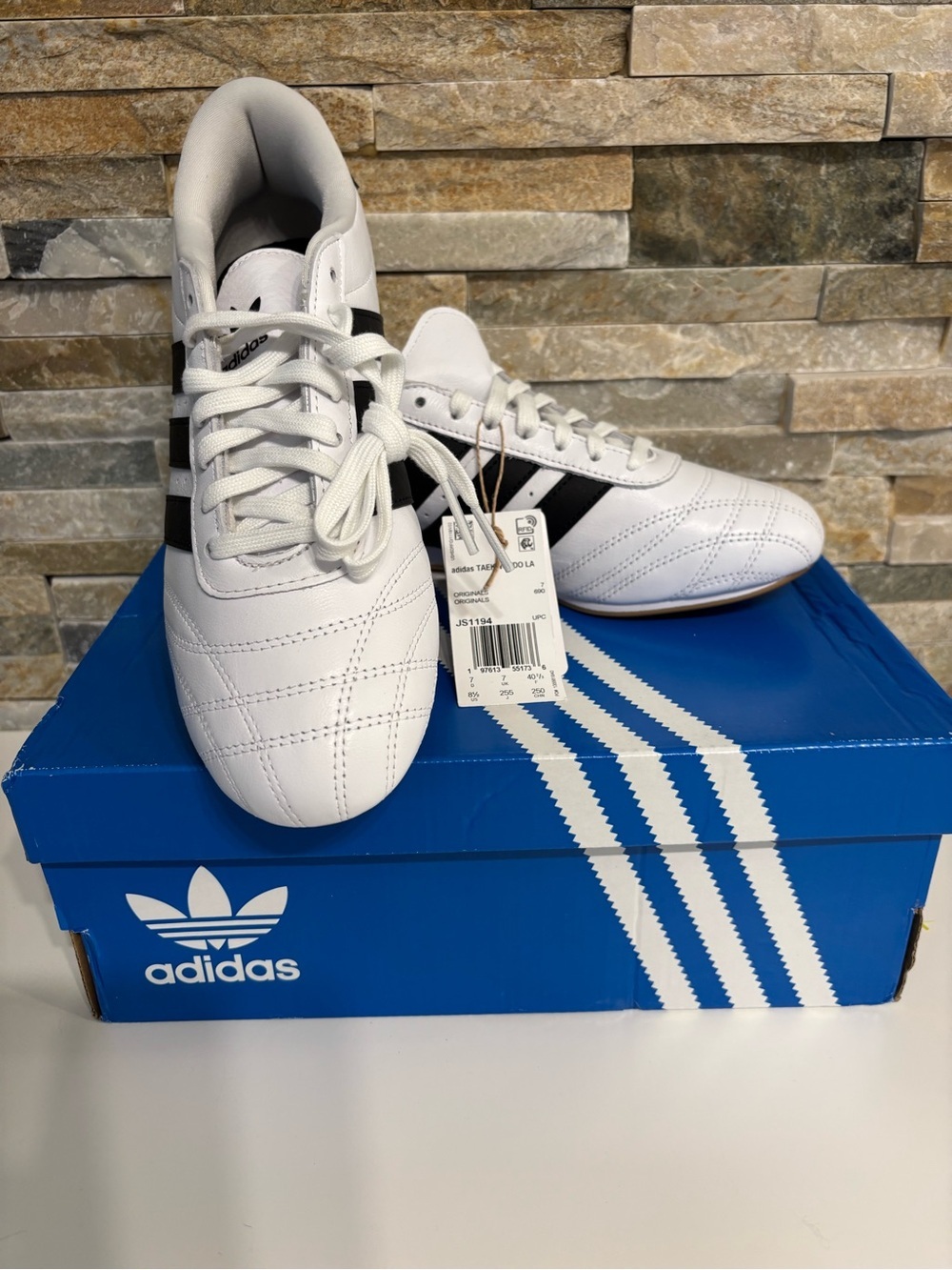 adidas Originals Taekwondo Lace White Black Gum JS1194 Women’s 8.5 NIB